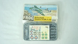 Frog 1/72 Model Plane Kit de Havilland Vampire FB Mk.5 or 50 Item F217F New F3B1 - Picture 1 of 4