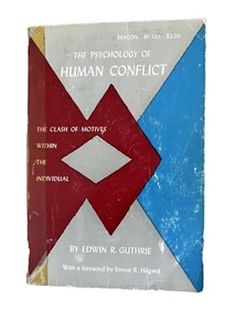 The Psychology of Human Conflict by Edwin R. Guthrie PB/1961 Rare! - Picture 1 of 10