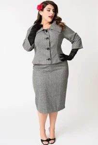 SMART BARBIE VINTAGE GRAU TWEED KARRIERE MÄDCHEN ANZUG PLUS 3X AUSVERKAUFT RARITÄT - Bild 1 von 5