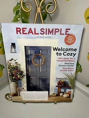 Real Simple Magazine - October 2018 - Welcome to Cozy  - Image 1 of 3