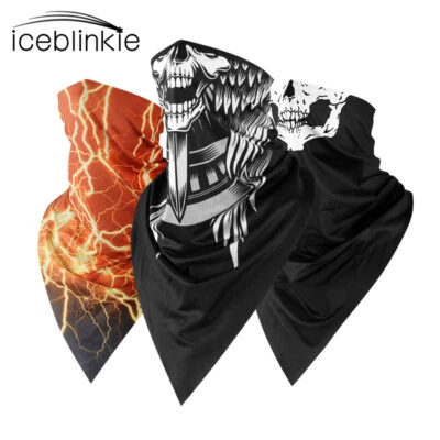 Bandana Media Máscara Facial Cubierta Tubo Bufanda Pasamontañas Cuello Polaina Cabeza Envoltura Bufandas Foto 1 de 4