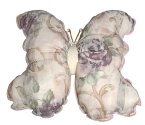 Butterfly Shaped Throw Pillow Sofa Bed Cushion Filled Double Sided Home Decor - Picture 1 of 19
