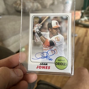 2024 Topps Archives - 1968 Fan Favorite Autographs Adam Jones #68FF-AJ (AU) - Picture 1 of 2
