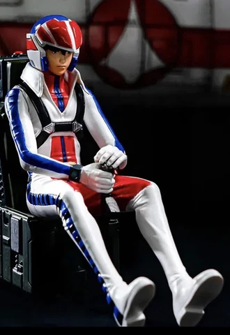Robotech Macross 1/12 Rick Hunter Seated Pilot Figure Kids Logic NEW USA SELLER Cover