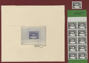 Sweden 1975 hedgehog stamp engraving signed Zlatko Jakus Scott #1139 - Picture 1 of 1