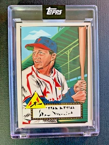 2022 Topps X 1952 Topps Naturel STAN MUSIAL Encased Art Card #A-8 - Bild 1 von 2