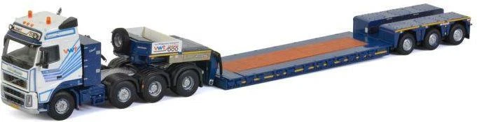 WSi escala 1:50 Volvo FH2 Globetrotter 8X4 Lowloader Van Wijgerden Transport Foto 1 de 1