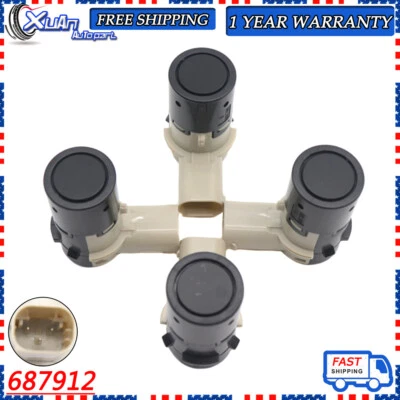 4pcs PDC 687912 For Maserati Coupe GranSport GranTurismo Spyder Parking Sensor - Image 1 of 4