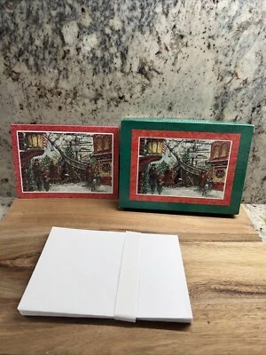 Naval Reserve Association 13 Holiday Cards Artist John Fernie, 4 Different Scene - Image 1 of 4