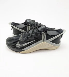 Hombres Nike Metcon 6 FlyEase Negro Blanco Solar Acampanado Zapatos DB3790-010 Talla 9.5 - Imagen 1 de 7