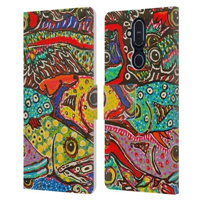 OFFICIAL MAD DOG ART GALLERY ASSORTED DESIGNS LEATHER BOOK CASE FOR NOKIA PHONES - Image 1 of 4