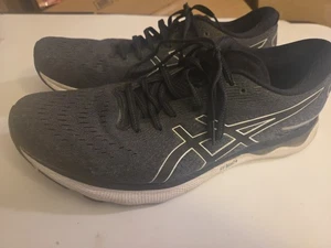 Asics Gel-Nimbus 24 Herren US Größe 12 anthrazit dunkelgrau schwarz Schuhe guter Zustand! - Bild 1 von 6