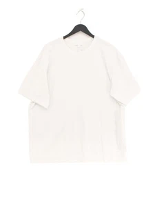 COS Men's T-Shirt XL White 100% Cotton Basic - Picture 1 of 5