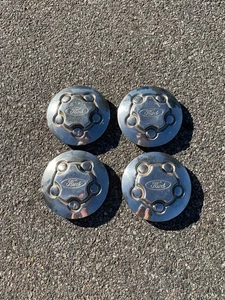 Factory Ford Crown Vic Victoria police P71 pancake center caps hubcaps - Picture 1 of 24