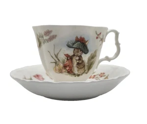 VTG Royal Albert Benjamin Bunny Tea Cup and Saucer 1986 Bone China England RARE - Picture 1 of 13