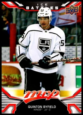 2022 Quinton Byfield Upper Deck MVP Hockey #198 Los Angeles Kings - Image 1 of 2