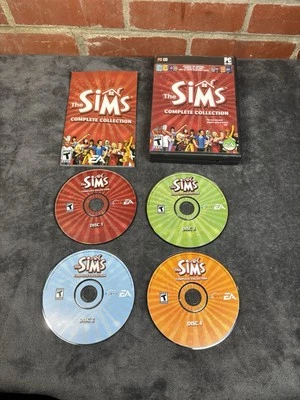 The Sims Complete Collection PC Windows, 2005 4 Disc Case, Manual - Image 1 of 4