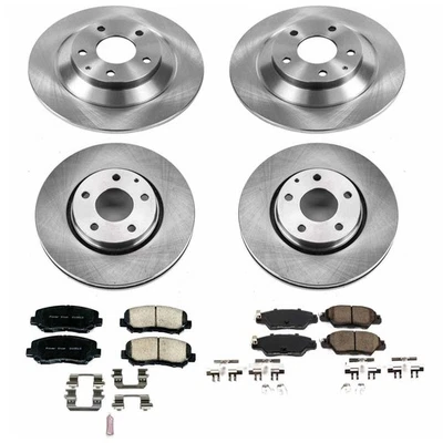 Power Stop Front & Rear Stock Replacement Brake Pad & Rotor Kit for Mazda CX-5 - Image 1 of 4