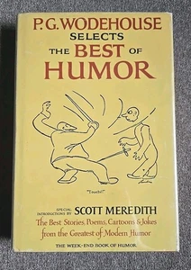 P.G. Wodehouse Selects The Best of Humor by P.G. Wodehouse, Scott Meredith HC Fi - Imagen 1 de 9