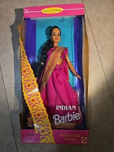 Muñecas Barbie del Mundo INDIAS Barbie India #14451 Mattel 1995 NUEVAS pero no en caja - Imagen 1 de 4