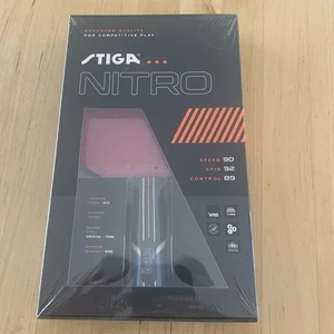 🏓STIGA NITRO Performance PING PONG Paddle 6 strati lama leggera 2 mm spugna premium - Foto 1 di 8