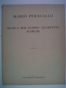 MARIO PERGALLO Musica per Doppio Quartetto d' Archi, UE - Picture 1 of 1