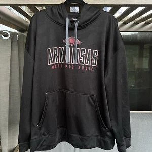Champion Arkansas Razorbacks schwarzer Hoodie Herren 2XL - Bild 1 von 10