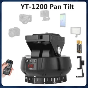 NEW YT-1200 Pan Tilt Auto Motorized Rotating Panoramic Head 328ft Remote Control - Picture 1 of 6