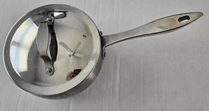 Lagostina Commercial Pro TO9U Sauce pot w/Lid 18/10 Stainless Handle QUALITY. - Picture 1 of 10
