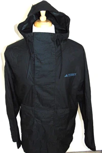 ADIDAS TERREX MADE TO BE REMADE WINDBREAKER ANORAK LARGE BLACK - Picture 1 of 6