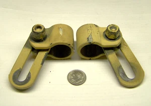 10  PC  HMMWV M998 12342132+138 USED LH/RH REAR VIEW MIRROR BRACKET CLAMP & ARM - Picture 1 of 8