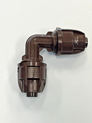 Netafim 17mm TechLock Elbows (25=1/Bag) - Hydroponics Irrigation - 25 pieces - Image 1 of 2