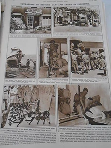 Operations to restore law and order in Palestine 1946 Print Article - Picture 1 of 1