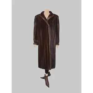 Vintage Lunaraine Brown Mink Coat -Medium - Picture 1 of 9