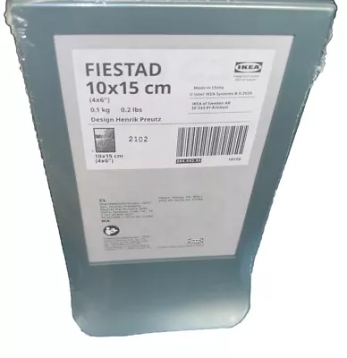  Marco de fotos IKEA 4" X 6" doble cara dos imágenes estilo arte verde FIESTAD NUEVO Foto 1 de 3