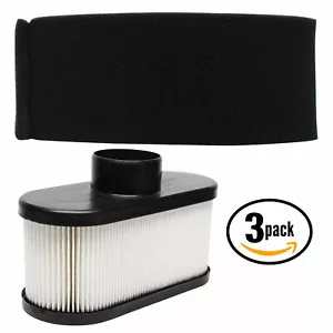 3x Lawnmower 11013-7046 & 11013-0752 Air Filters Kawasaki FR651V AS00, FR691V AS - Imagen 1 de 1