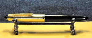 "MHS" GOLD Vintage Rare German /DDR era/ c.1961's Black> Fountain pen - Picture 1 of 9