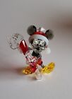 Swarovski  2016 Mickey Mouse Christmas Ornament. With Candy Cane. Art No 5135938