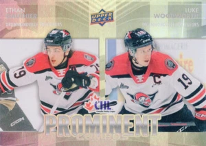 2024/25 Upper Deck CHL Prominent Combos (#PC-12) - ETHAN GAUTHIER / L.WOODWORTH - Picture 1 of 2