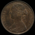 1870 Queen Victoria Bun Head Penny, A/UNC