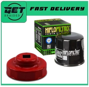 Filtro de aceite y llave para KAWASAKI ZZR1400 DCF, FCF, FDF, FEF, FF 2012-2020 - Imagen 1 de 7