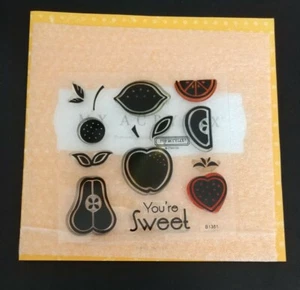 Close To My Heart CTMH My Acrylix You're Sweet B1351 Used Stamp Set - Picture 1 of 1