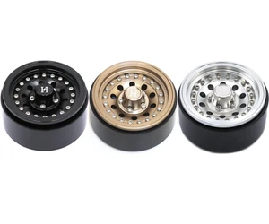 4x RC 1.9 Beadlock Rims Wheels Heavy Hex 12mm For 1/10 Mud Crawler Scx10 Trx4 - Picture 1 of 28