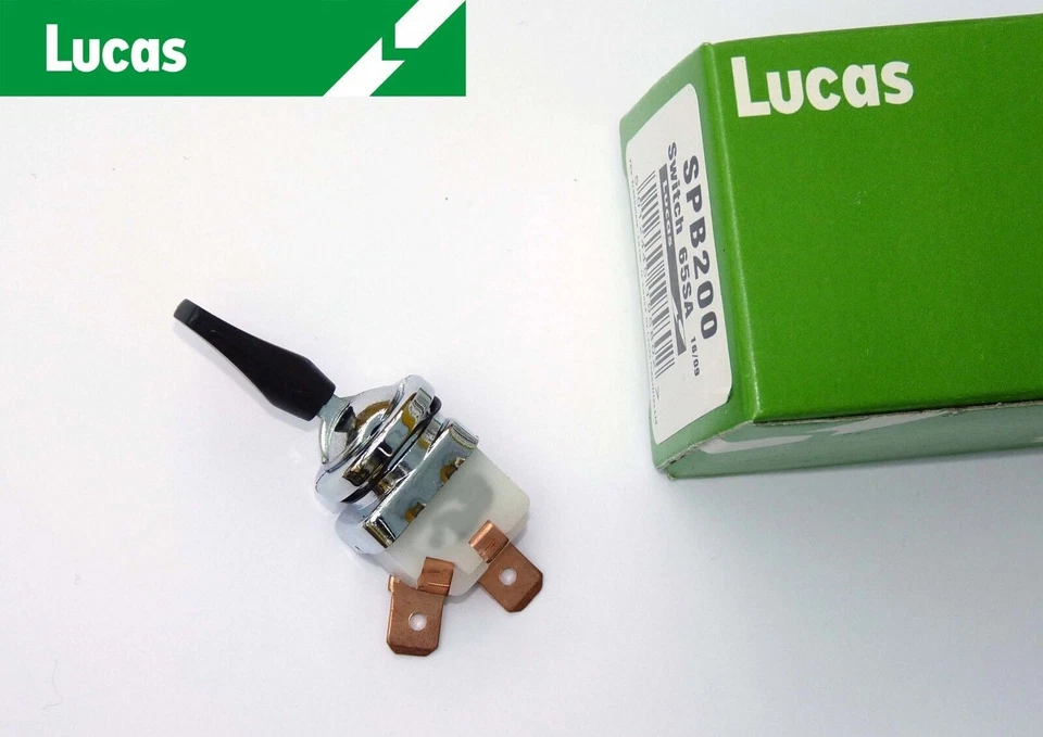 Lucas 65SA / SPB200 On-Off Switch, fits Land Rover Reliant Mini MG etc, RTC430A - Image 1 of 1