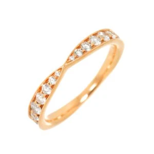 TIFFANY Co. Harmony Diamond Ring 18K Pink Gold 750 Size2-2.25(US) 90274172 - Picture 1 of 6