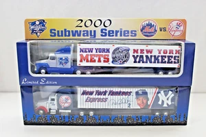 NY METS NY YANKEES Die Cast Truck 2000 Subway Series WHITE ROSE Dereck Jeter - Picture 1 of 18