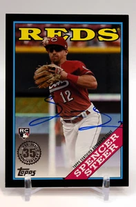 2023 Spencer Steer 🔥 Topps Series 2 RC Auto 1988 35th Anniversary Black /199  - Bild 1 von 4