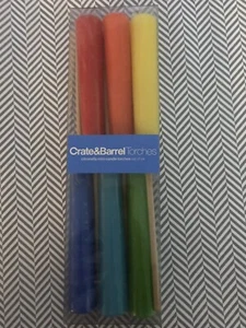 Kiste und Fass farbige Fackeln Citronella Mini Kerzenfackeln 6er Set - Bild 1 von 2