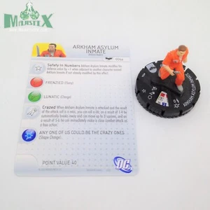 Conjunto de película Heroclix Dark Knight Rises Arkham Asylum Inmate #004 ¡Común con tarjeta! - Imagen 1 de 1