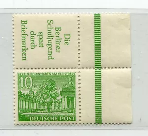 GERMANY BERLIN 1949 BOOKLET COMBO FROM BUILDINGS SET S 6 PERFECT MNH - Picture 1 of 2